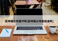 区块链公司是ff吗[区块链公司有前途吗]